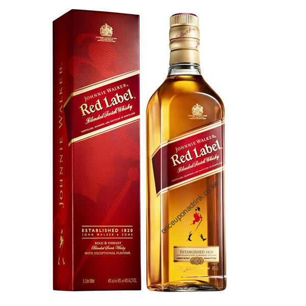 Johnnie Walker Red Label 1L Alcohol Delivery Eldoret